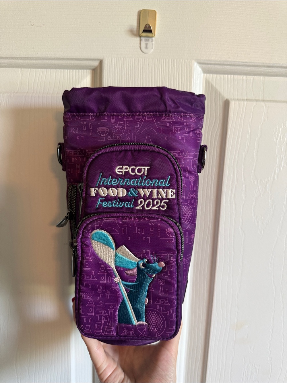 EPCOT International Food & Wine Festival 2025 Purple Crossbody LUG Bag